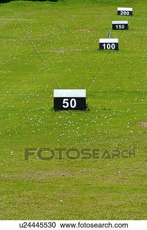 Practice targets at golf course View Large Photo Image Stock Image - Practice targets at golf course. Fotosearch