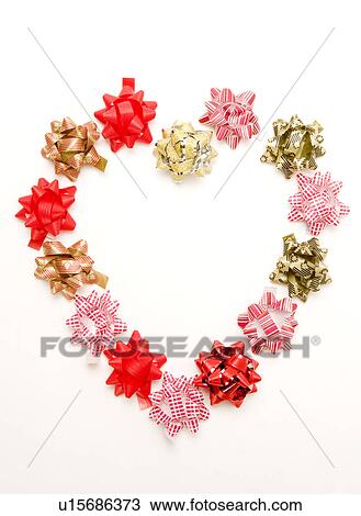 Stock Image - Heart shape made of flower. Fotosearch
