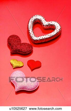 Heart shaped objects View Large Photo Image Stock Photo - Heart shaped objects. Fotosearch