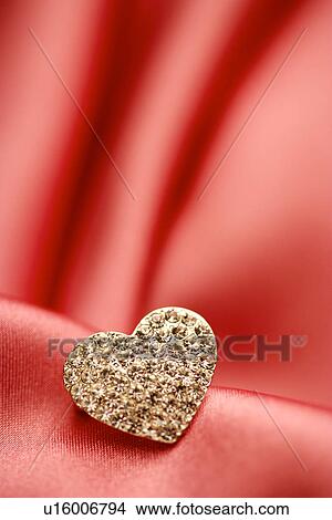Picture - Precious stone on silk. Fotosearch