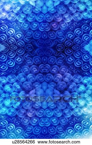 Stock Photograph - Abstract background with at' Symbol'. Fotosearch