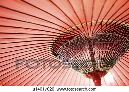 Detail of red bangasa umbrella, Japan View Large Photo Image Stock Photograph - Detail of red bangasa umbrella, Japan. Fotosearch