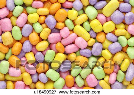 Muti colored candies, full frame View Large Photo Image Stock Photo - Muti colored candies, full frame. Fotosearch