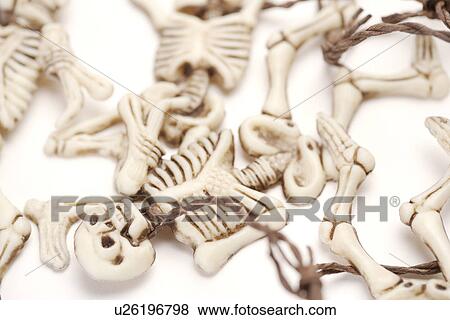 Stock Photo - Artificial human skeleton. Fotosearch