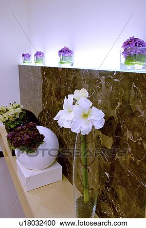 Stock Image - Flower vases. Fotosearch