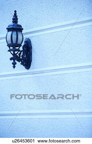 Lamp on wall View Large Photo Image Stock Image - Lamp on wall. Fotosearch