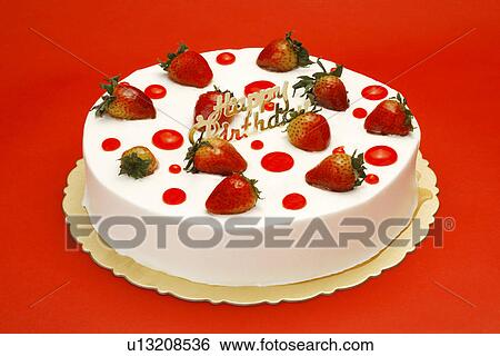 Birthday cake, close up View Large Photo Image Stock Photograph - Birthday cake, close up. Fotosearch