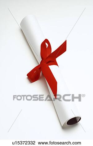 Stock Image - Diploma. Fotosearch