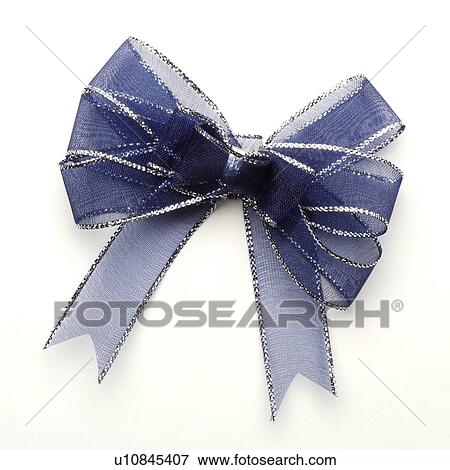 Stock Photo - Flower shaped red ribbon, close-up. Fotosearch