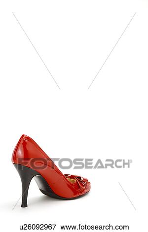 Stock Photo - High-heel shoe, close up. Fotosearch