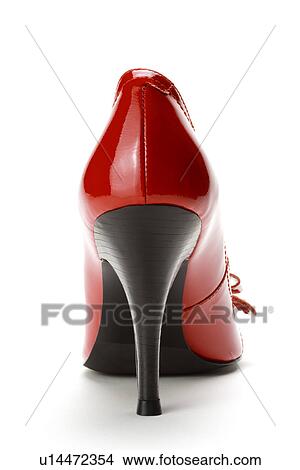 High heeled red shoe View Large Photo Image Picture - High heeled red shoe. Fotosearch