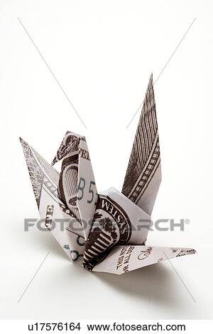 Paper crane, close up View Large Photo Image Picture - Paper crane, close up. Fotosearch