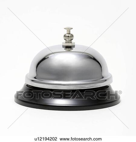 Stock Image - Service Bell, close up. Fotosearch