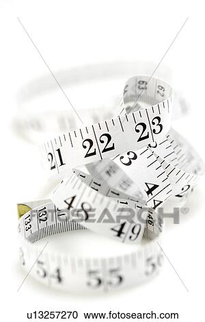 Stock Image - Tape Measure, close up. Fotosearch