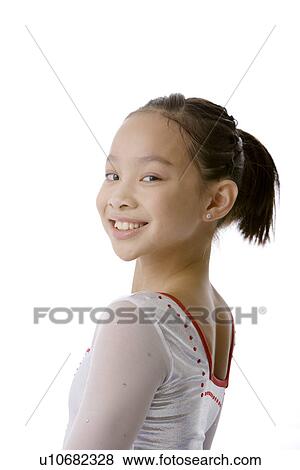 Young gymnast, portrait View Large Photo Image Stock Photo - Young gymnast, portrait. Fotosearch