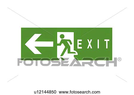 Exit Sign View Large Photo Image Stock Image - Exit Sign. Fotosearch