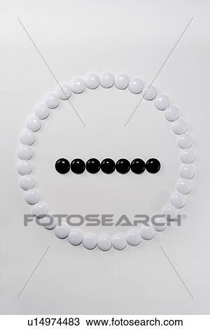 Stock Image - Go pieces in shape of 'Do not enter sign'. Fotosearch