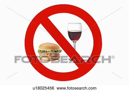 Stock Photograph - No Food Or Drink. Fotosearch