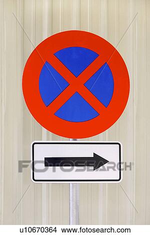 No parking sign View Large Photo Image Picture - No parking sign. Fotosearch