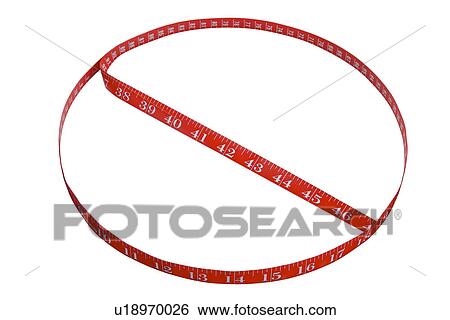 Tape measure forming 'Do not enter sign' View Large Photo Image Stock Photograph - Tape measure forming 'Do not enter sign'. Fotosearch