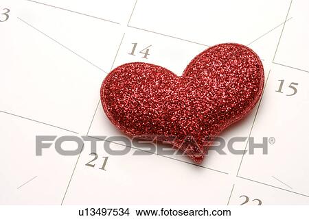 Calendar - Valentine's Day View Large Photo Image Picture - Calendar - Valentine's Day. Fotosearch