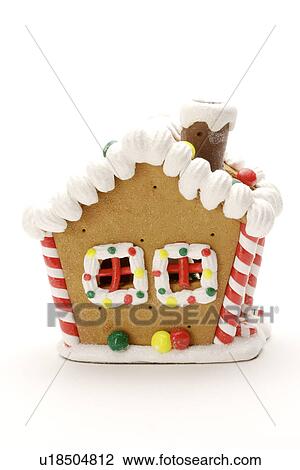 Stock Image - Gingerbread house. Fotosearch