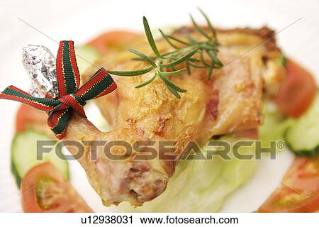 Stock Image - Turkey leg. Fotosearch