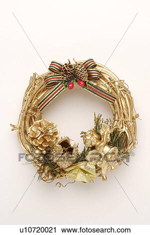 Stock Image - Wreath, close up. Fotosearch