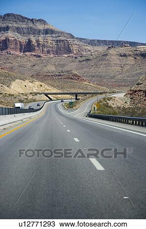 USA, Empty road View Large Photo Image Stock Image - USA, Empty road. Fotosearch