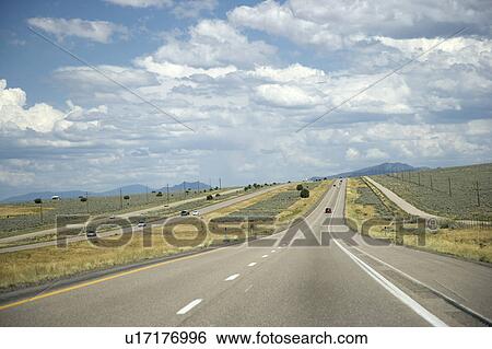 Stock Photograph - USA, Road in non-urban setting. Fotosearch