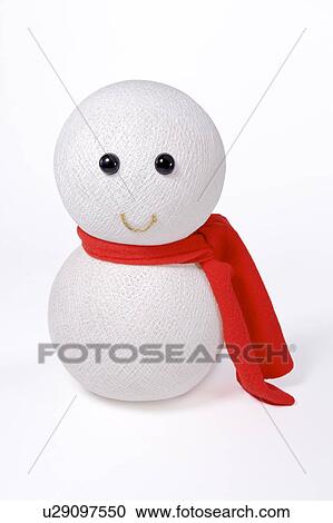 Stock Image - Figurine with scarf. Fotosearch