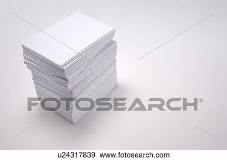 Stock Photo - Stacked papers. Fotosearch