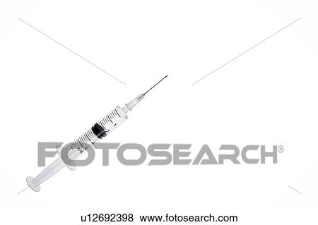 Stock Photo - Syringe, close up. Fotosearch