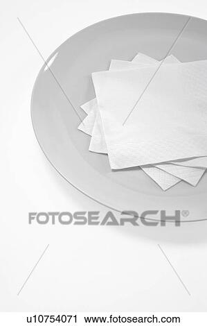 Stock Image - Tray with tissues. Fotosearch