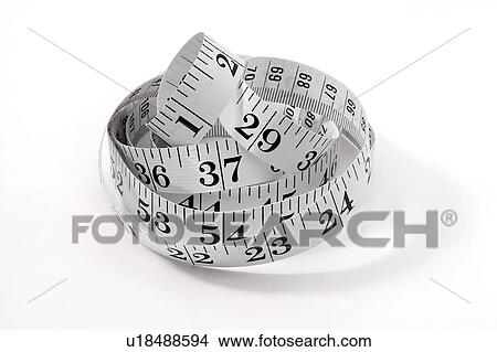 Picture - Twisted tape measure. Fotosearch