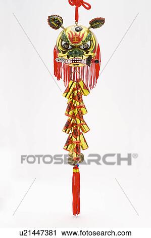 Stock Image - Close-up of Chinese decoration. Fotosearch