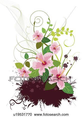 Illustration and painting of beautiful flowers View Large Photo Image Stock Image - Illustration and painting of beautiful flowers. Fotosearch