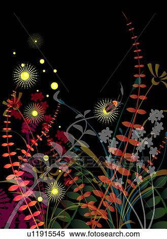Illustration and painting of fireflies flying in grasses View Large Photo Image Stock Photography - Illustration and painting of fireflies flying in grasses. Fotosearch