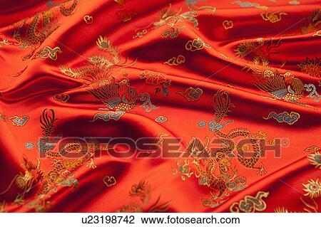 Close-up of textile with lucky pattern of Chinese style View Large Photo Image Stock Image - Close-up of textile with lucky pattern of Chinese style. Fotosearch