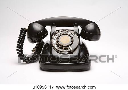 Stock Photo - Old-fashioned telephone. Fotosearch
