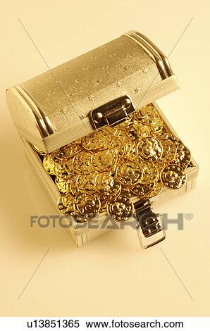 Stock Photography - Wealth in a box. Fotosearch