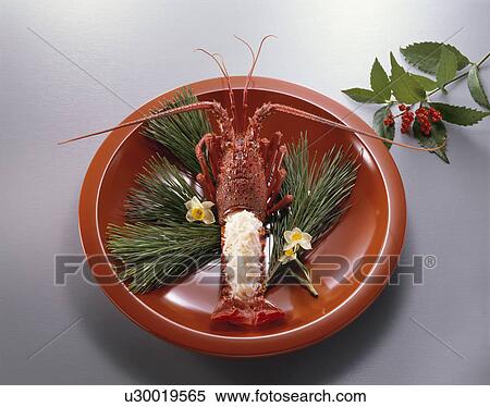 Stock Photography - Assorted Spiny Lobster. Fotosearch