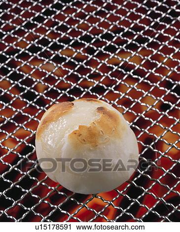 Stock Image - Baked Rice Cake. Fotosearch
