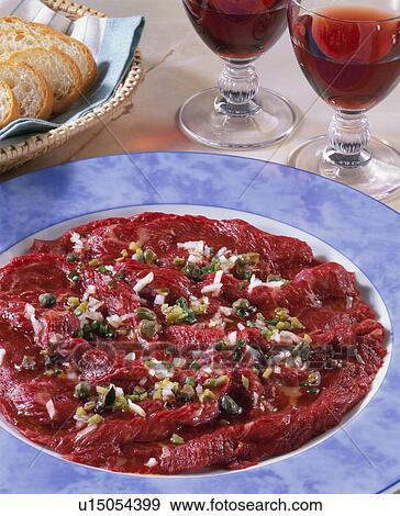 Beef Carpaccio View Large Photo Image Stock Photo - Beef Carpaccio. Fotosearch