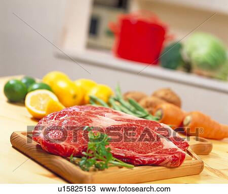 Stock Image - Beef, Sirloin,. Fotosearch