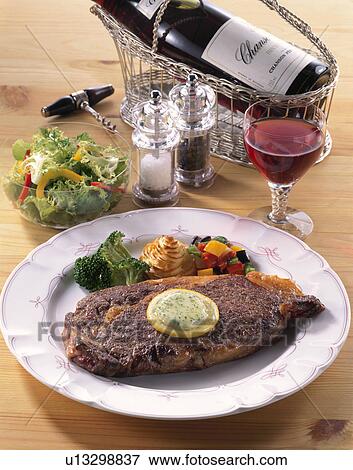 Beef Sirloin With Butter View Large Photo Image Stock Photo - Beef Sirloin With Butter. Fotosearch