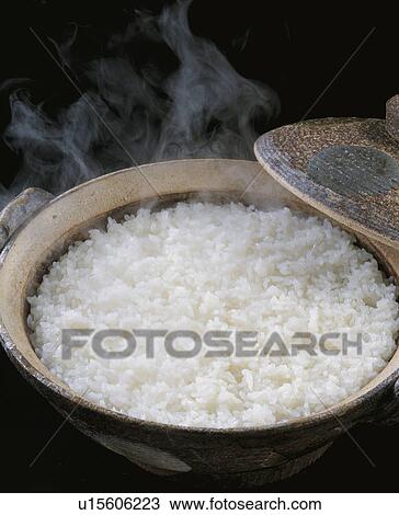 Stock Image - Boiled Rice. Fotosearch