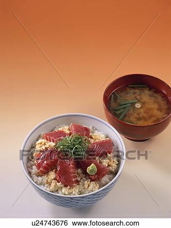Bowl Of Tuna And Tofu View Large Photo Image Stock Photograph - Bowl Of Tuna And Tofu. Fotosearch