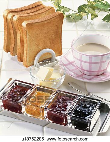 Breakfast, Jam, Strawberry, Orange Marmalade, Raspberry, Blueberry, View Large Photo Image Stock Photography - Breakfast, Jam, Strawberry, Orange Marmalade, Raspberry, Blueberry,. Fotosearch