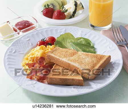 Stock Image - Breakfast Set. Fotosearch
